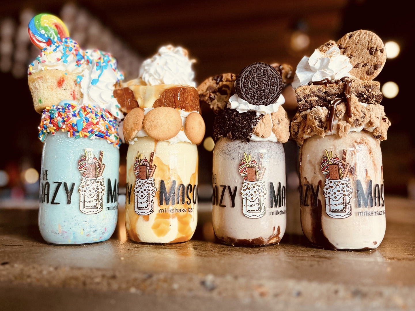 Crazy Mason Milkshake Bar